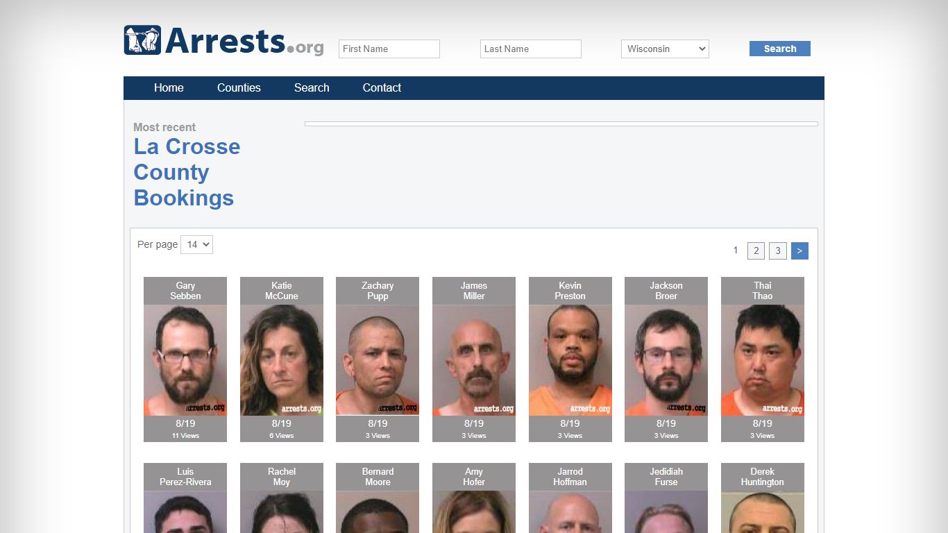 La Crosse County Arrests and Inmate Search